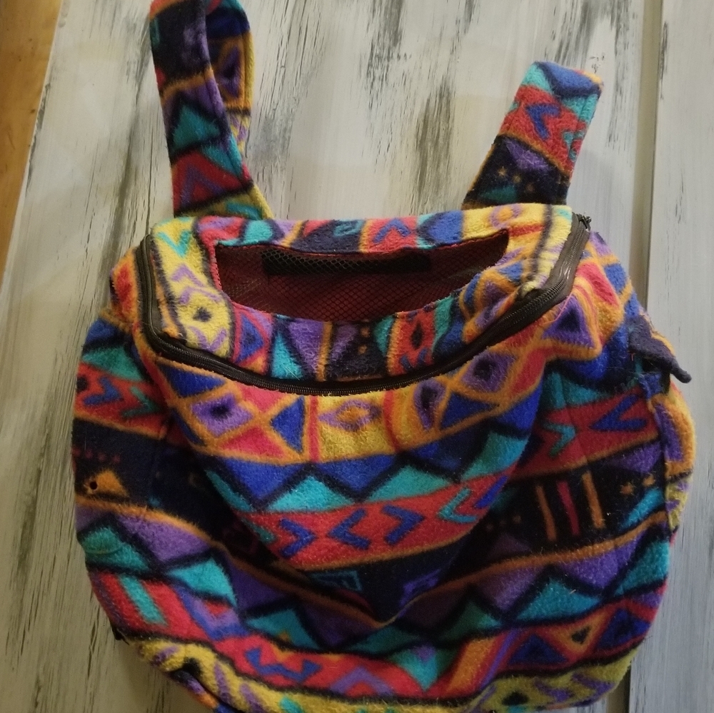 Pet carrier, Small boho blanket pet backpack carrier for a toy small pet breed